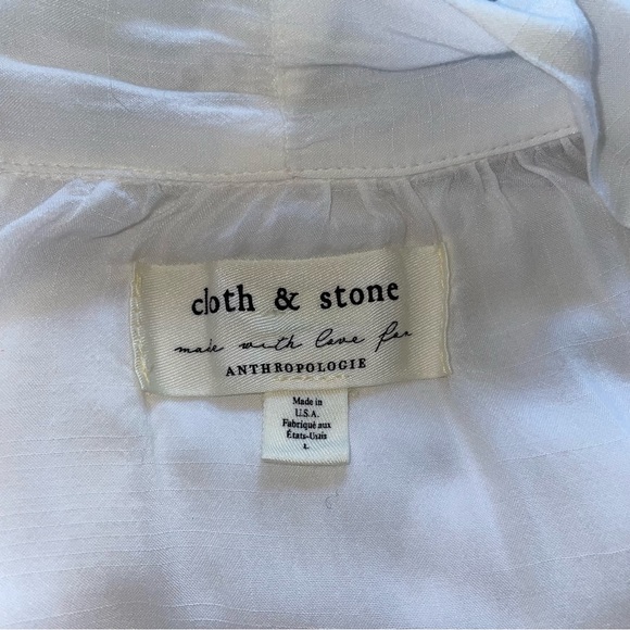 Cloth & stone Anthropologie blouse tank top size L - Picture 6 of 8
